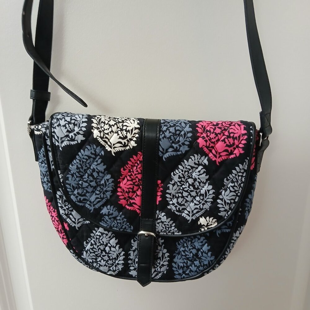 Vera Bradley Slim Saddle Bag in Northern Lights GUC